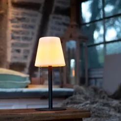 Keno LED-bordlampe jordspyd, trækafbryder, batteri