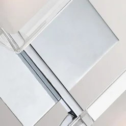 Kolt IP44 væglampe med dobbelt glasskærm, to-lys version