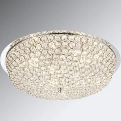 Krystal loftlampe Emilia med LED-pære