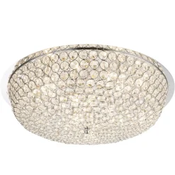 Krystal loftlampe Emilia med LED-pære