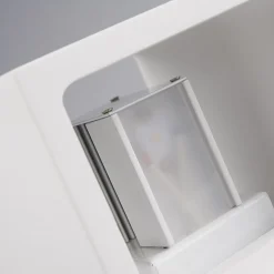 Kubusformet LED-væglampe Marita lavet af gips