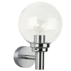 Kugleformet udendørs væglampe 156