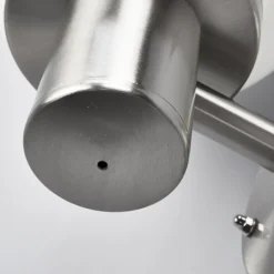 Kugleformet udendørs væglampe Samuel, stål