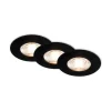 Kulana Mini indbygget spotlight LED IP44 3 st sort