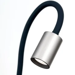 Kurt LED-klemmelampe, mat nikkel