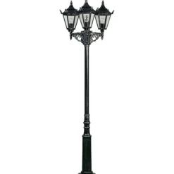 Lampemast 756 S i herregårdsstil med tre lys