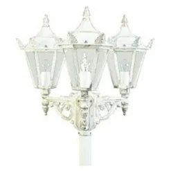 Lampemast 756 W i herregårdsstil med tre lys