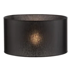 Lampeskærm Alba, Ø 45 cm, E27, sort