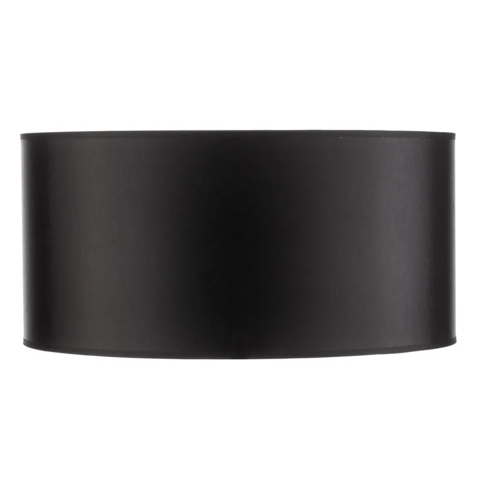 Lampeskærm Alba, Ø 40 cm, E27, sort/guld