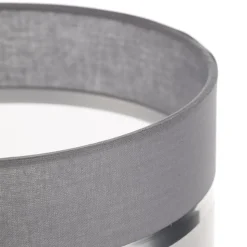 Lampeskærm Helen E27 Ø20/Højde15cm grå/sølv