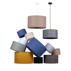 Lampeskærm Roller Ø 40 cm, salviegrøn