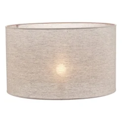 Lampeskærm Roller, grå, Ø 50 cm, højde 30 cm