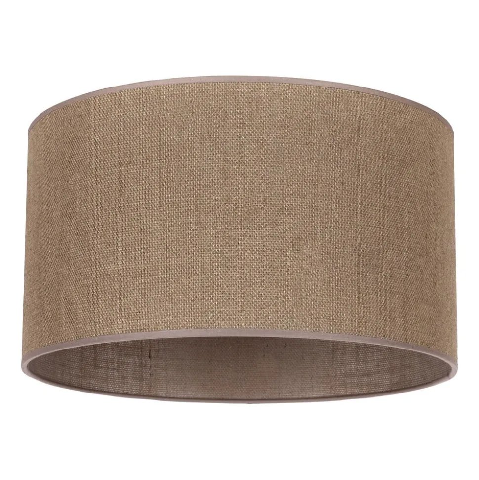 Lampeskærm Roller, lysebrun, Ø 40 cm, højde 22 cm