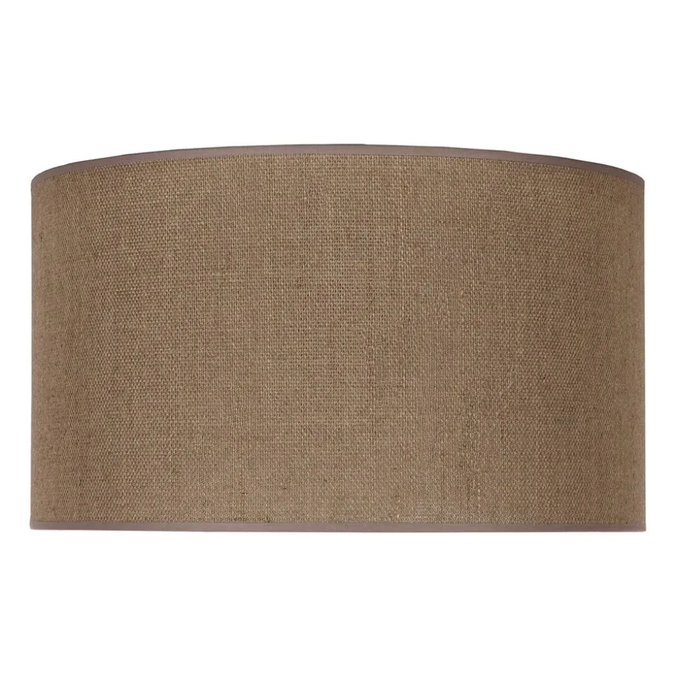Lampeskærm Roller, lysebrun, Ø 40 cm, højde 22 cm