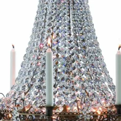 Läckö pragtfuld lysekrone til levende lys, 66 cm