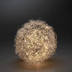 LED dekorativ lyskugle, Ø 30 cm, 160 LED'er