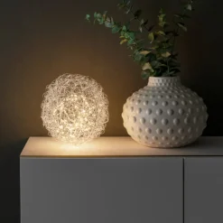 LED dekorativ lyskugle, Ø 30 cm, 160 LED'er