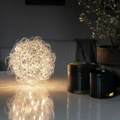 LED dekorativ lyskugle, Ø 20 cm, 40 LED'er