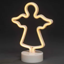 LED dekorativt lysrør silhuet engel