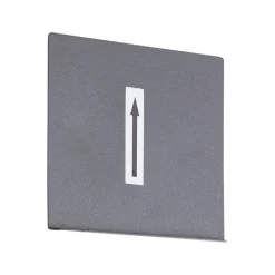 LED genopladelig udendørs væglampe Iseo, beige, bredde 10 cm, sensor