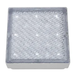 LED indbygget gulvlampe Walkover, IP68 8x8cm