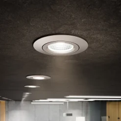 LED indbygningsspot Diled, Ø8,5 cm, 10 W, Dim-To-Warm, stål