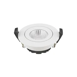 LED indbygningsspot Diled, Ø 8,5 cm, 6 W, Dim-To-Warm, hvid