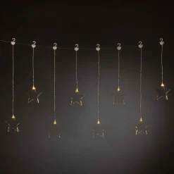 LED indendørs lysforhæng med otte stjerner