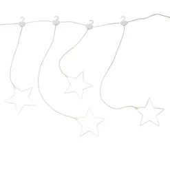 LED indendørs lysforhæng med otte stjerner