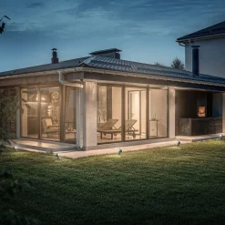 LED jordspyd 3799035, sort, plastik sæt med 3 Ø 5 cm