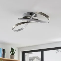 LED loftlampe Alana i sløjfe form