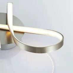 LED loftlampe Alana i sløjfe form