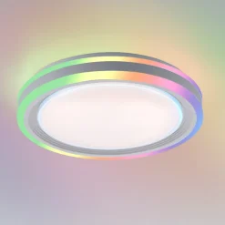 LED loftslampe Sfærisk, CCT, RGB, Ø 40cm