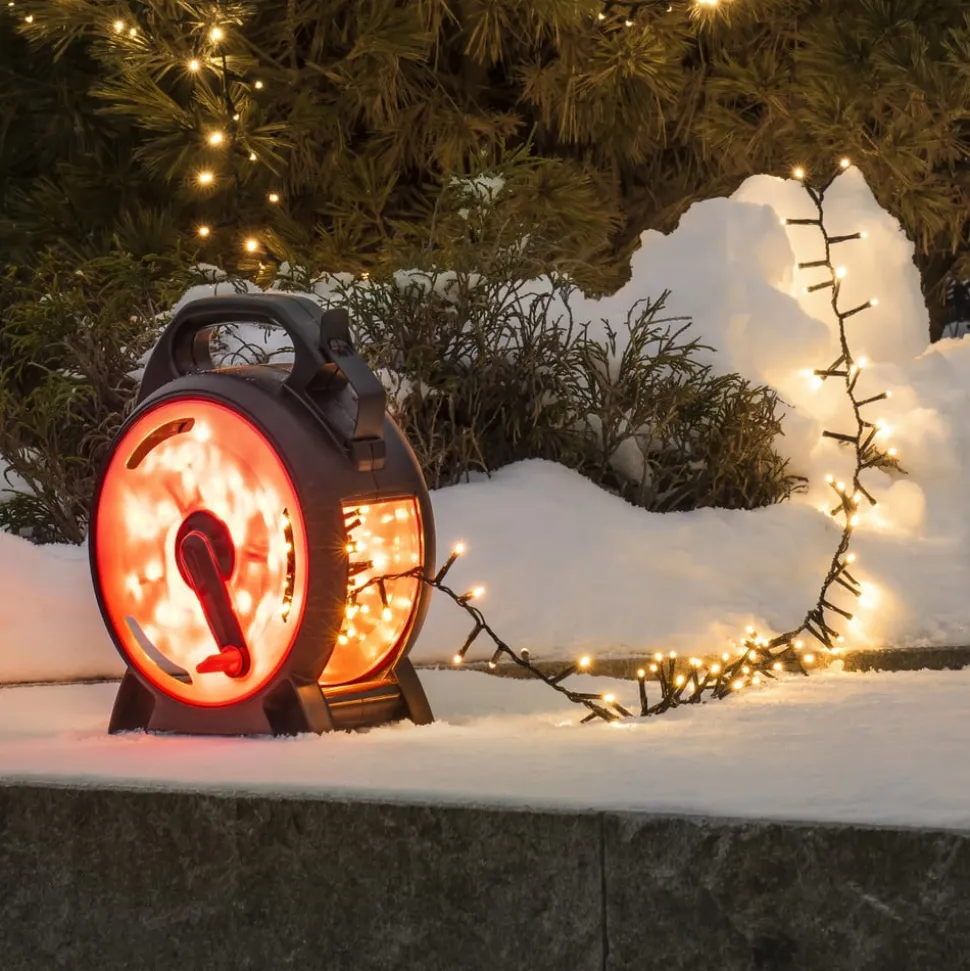 LED lyskæde Compact varm hvid 800 LED'er 17,58 m