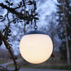 LED solar hængelampe Globus