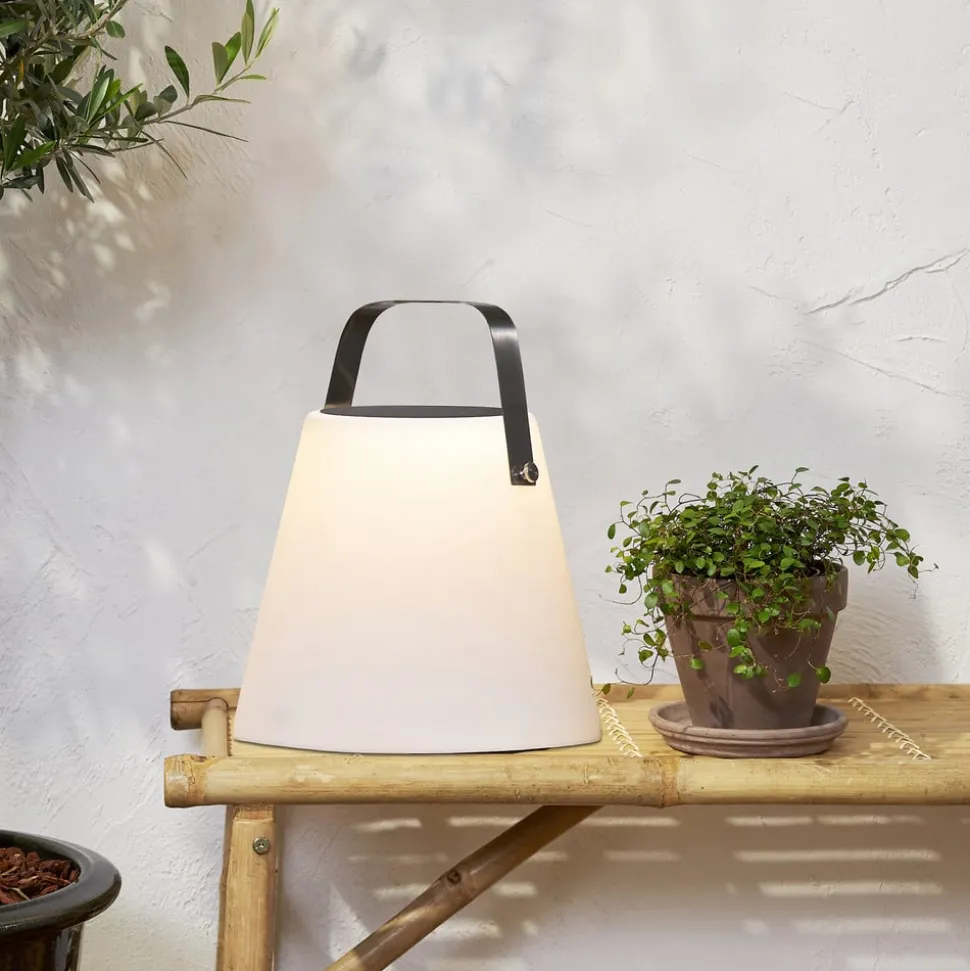 LED solar hængelampe Solia, Ø 28 cm