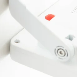 LED solcelle udendørs vægspot Luton Sensor, hvid, bredde 13 cm