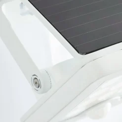 LED solcelle udendørs vægspot Luton Sensor, hvid, bredde 13 cm