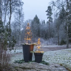 LED udendørs dekoration Light Tree Foldy, højde 90 cm