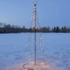 LED udendørs dekoration Lystræ, LED'er delvist blinkende