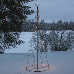 LED udendørs dekoration Lystræ, LED'er delvist blinkende