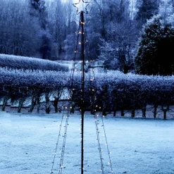 LED udendørs dekoration Lystræ, LED'er delvist blinkende