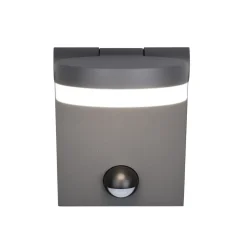 LED udendørs væglampe Adour, antracit, sensor, kipbar, CCT