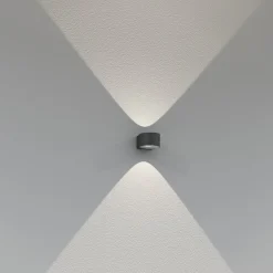 LED udendørs væglampe CMD 9029 med glaslinser