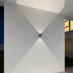 LED udendørs væglampe CMD 9029 med glaslinser