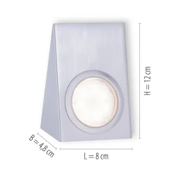 LED underskabslampe Theo, firkantet, sæt med 3 stk