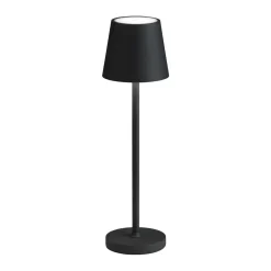 LED-bordlampe 5097, genopladeligt batteri IP54 dæmpbar sort