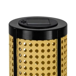 LED-bordlampe 48929, højde 26 cm, sort/beige