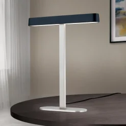 LED-bordlampe Auftakt nikkel/sort