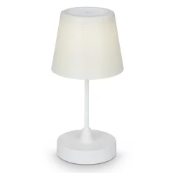 LED-bordlampe Campi, genopladeligt batteri, dæmpbar, hvid